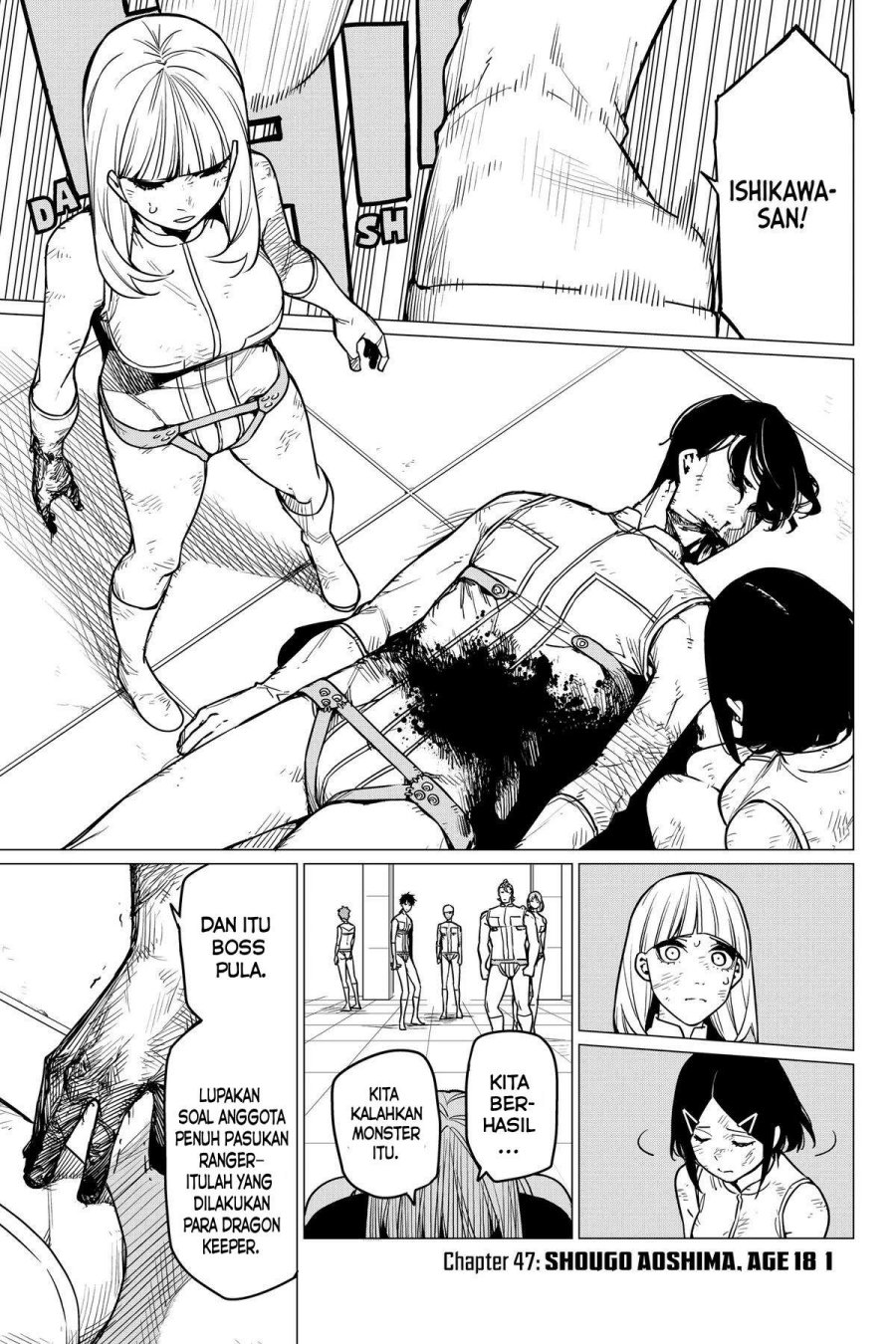 Ranger Reject (Sentai Daishikkaku) Chapter 47 Bahasa Indonesia