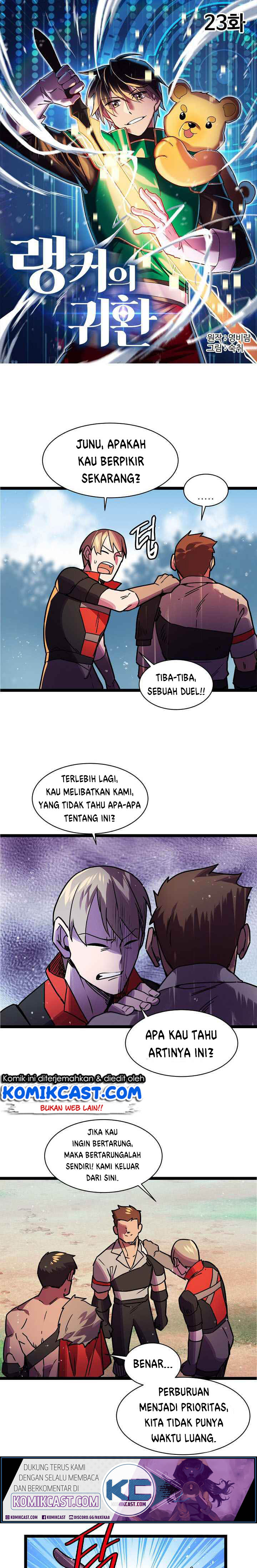 Ranker’s Return Chapter 23 Bahasa Indonesia