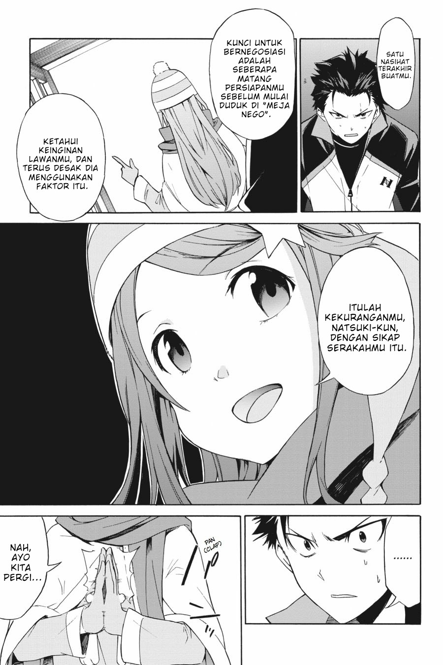 Re:Zero Kara Hajimeru Isekai Seikatsu – Daisanshou – Truth of Zero Chapter 17 Bahasa Indonesia