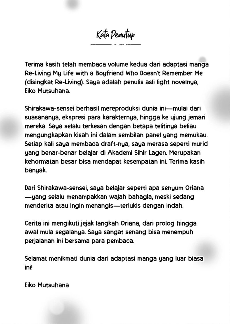 Re-Living My Life with a Boyfriend Who Doesn’t Remember Me Chapter 09 Bahasa Indonesia