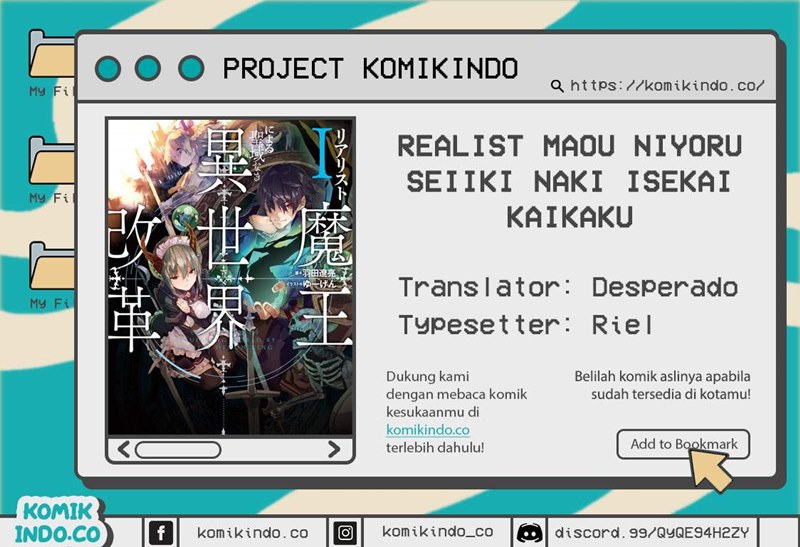 Realist Maou Niyoru Seiiki Naki Isekai Kaikaku chapter 26