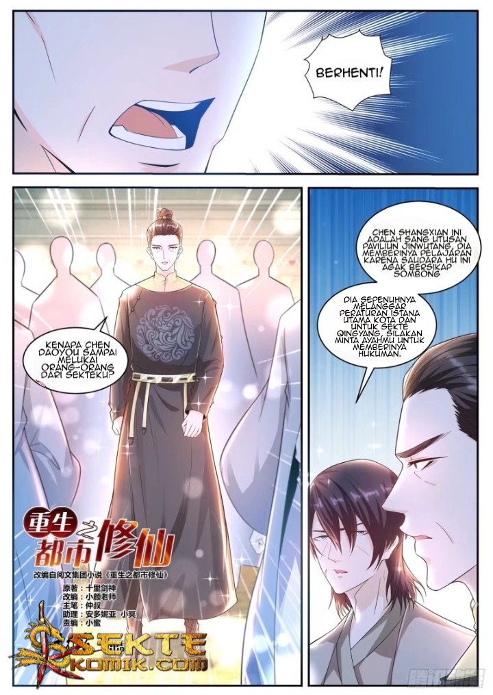 Rebirth Of The Urban Immortal Cultivator Bahasa Indonesia - Chapter Chapter 420