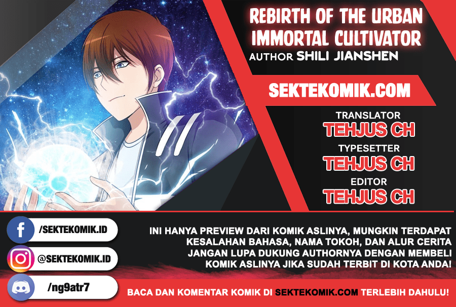 Rebirth Of The Urban Immortal Cultivator Chapter 476 Bahasa Indonesia