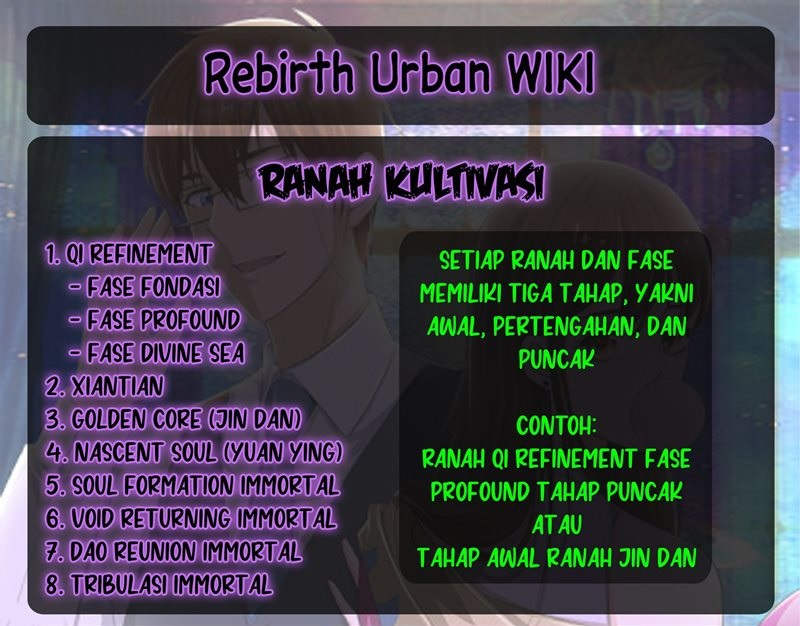 Rebirth Of The Urban Immortal Cultivator Chapter 547 Bahasa Indonesia