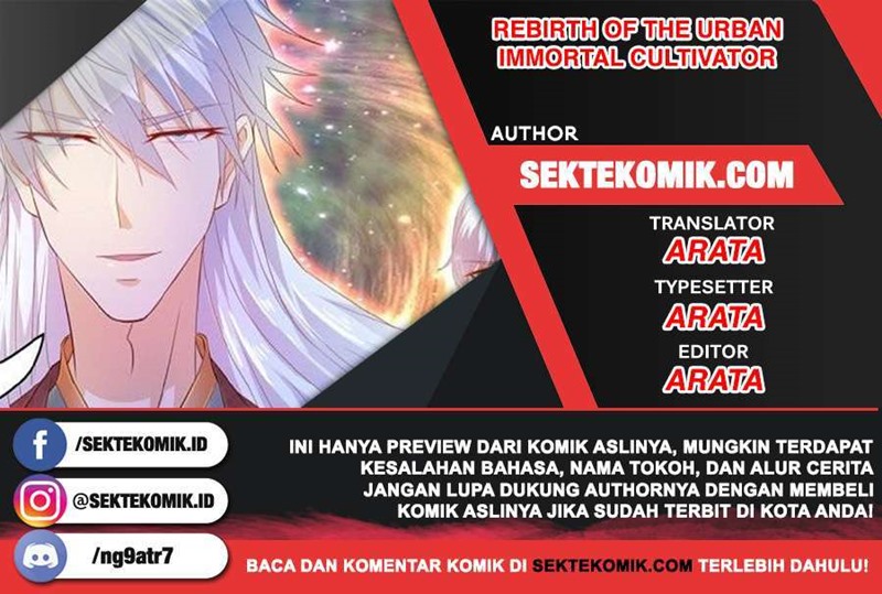 Rebirth Of The Urban Immortal Cultivator chapter 596