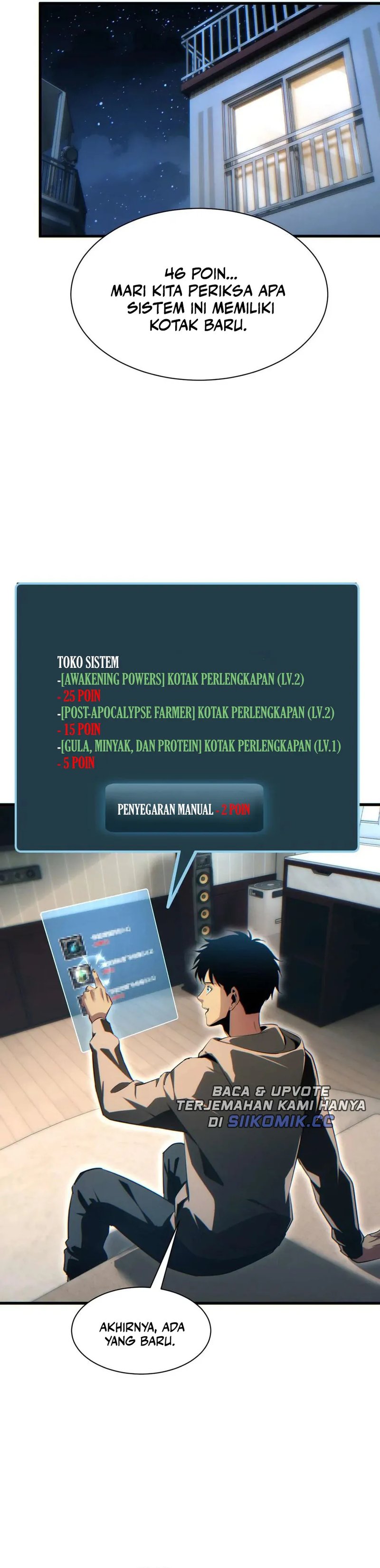 Rebirth in the Apocalypse: I Reach the Top by Opening Boxes Chapter 31 Bahasa Indonesia