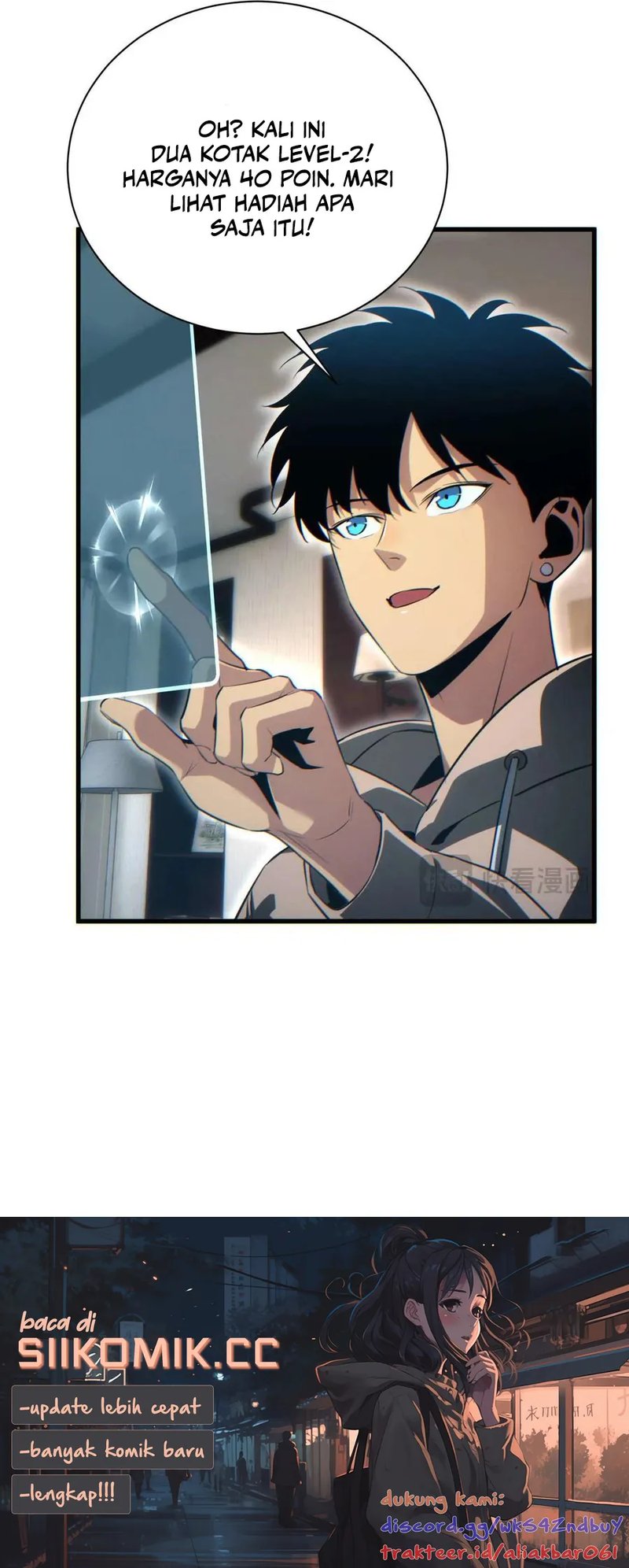 Rebirth in the Apocalypse: I Reach the Top by Opening Boxes Chapter 31 Bahasa Indonesia