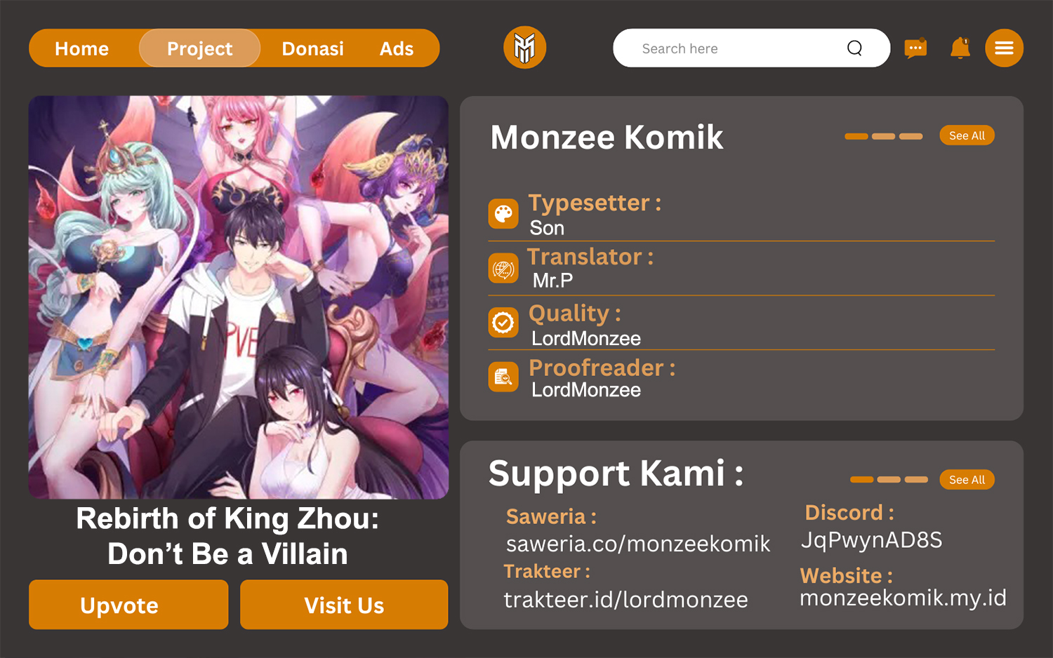 Rebirth of King Zhou: Don’t Be a Villain Chapter 39 Bahasa Indonesia