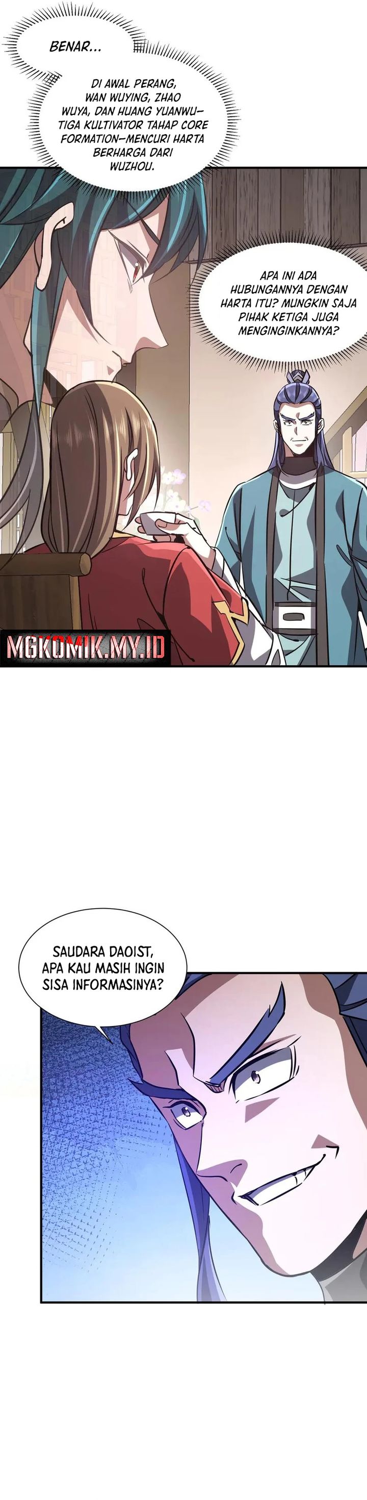 Rebirth of a Dark Mage: Unveiling a Zombie Planet from the Start Chapter 35 Bahasa Indonesia