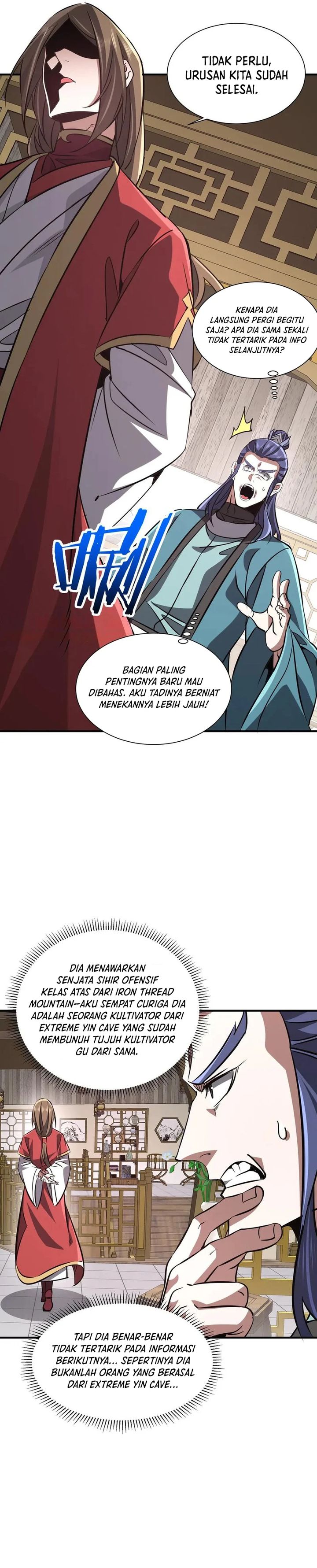 Rebirth of a Dark Mage: Unveiling a Zombie Planet from the Start Chapter 35 Bahasa Indonesia