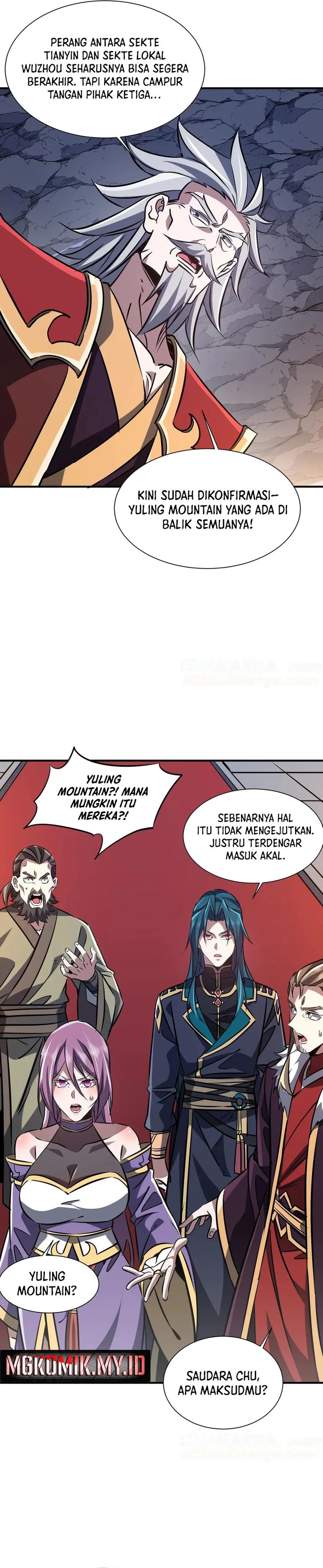 Rebirth of a Dark Mage: Unveiling a Zombie Planet from the Start Chapter 35 Bahasa Indonesia