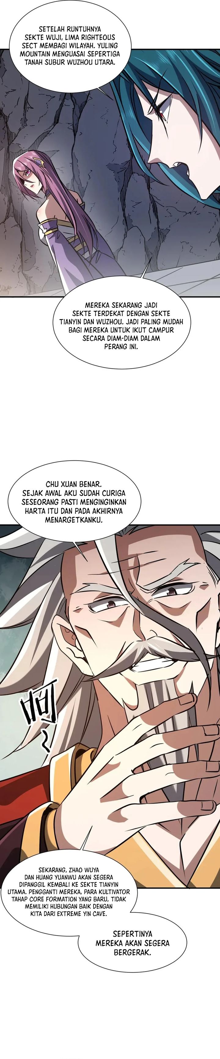 Rebirth of a Dark Mage: Unveiling a Zombie Planet from the Start Chapter 35 Bahasa Indonesia