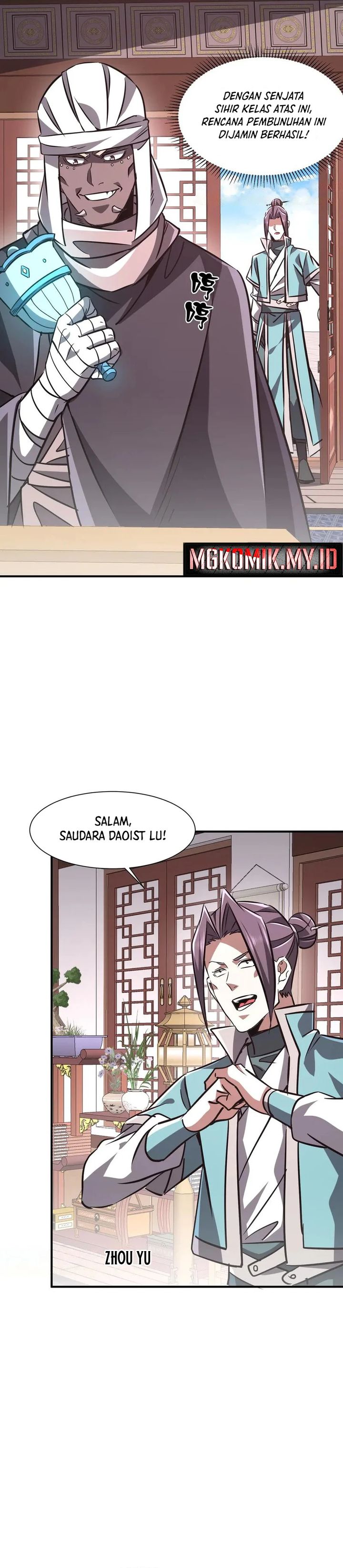 Rebirth of a Dark Mage: Unveiling a Zombie Planet from the Start Chapter 35 Bahasa Indonesia