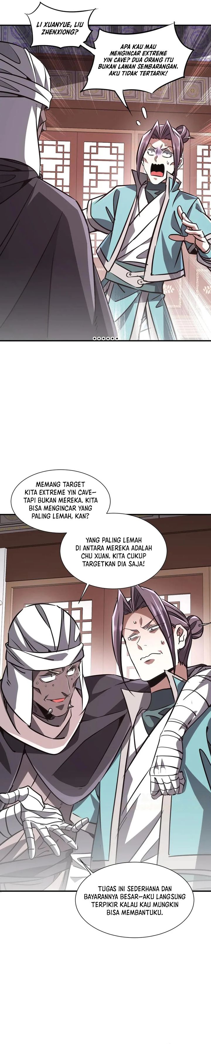 Rebirth of a Dark Mage: Unveiling a Zombie Planet from the Start Chapter 35 Bahasa Indonesia