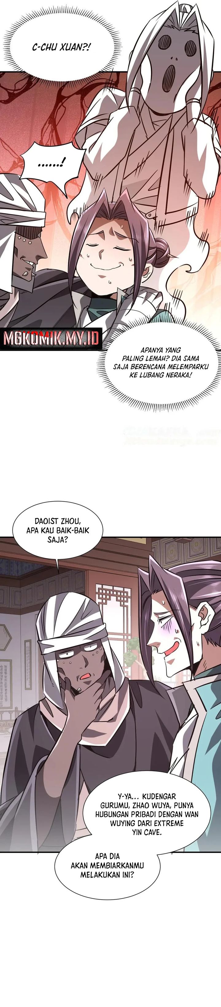 Rebirth of a Dark Mage: Unveiling a Zombie Planet from the Start Chapter 35 Bahasa Indonesia
