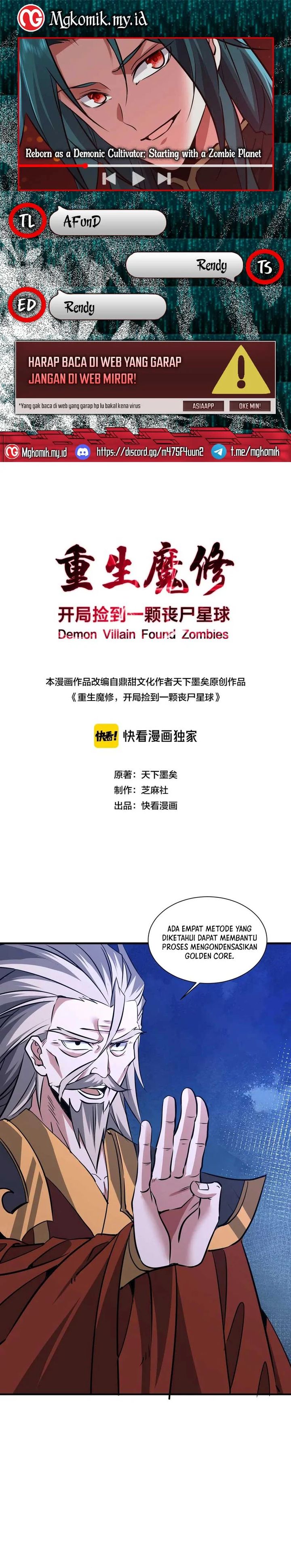 Rebirth of a Dark Mage: Unveiling a Zombie Planet from the Start Chapter 42 Bahasa Indonesia