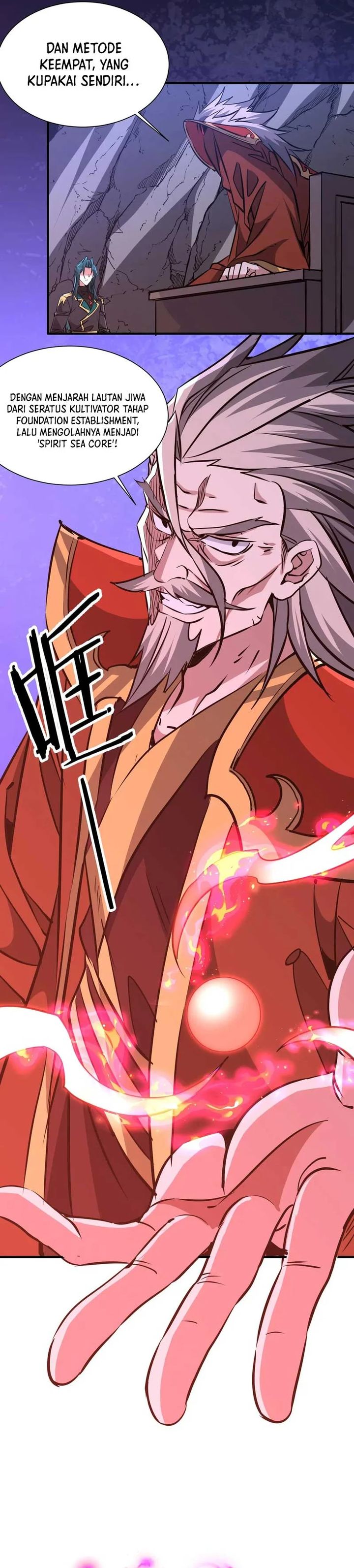 Rebirth of a Dark Mage: Unveiling a Zombie Planet from the Start Chapter 42 Bahasa Indonesia