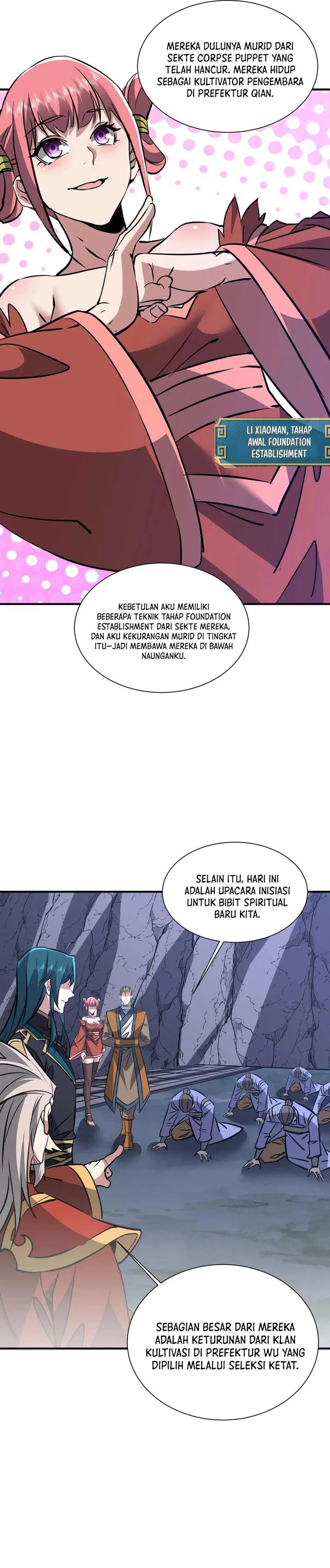 Rebirth of a Dark Mage: Unveiling a Zombie Planet from the Start Chapter 42 Bahasa Indonesia