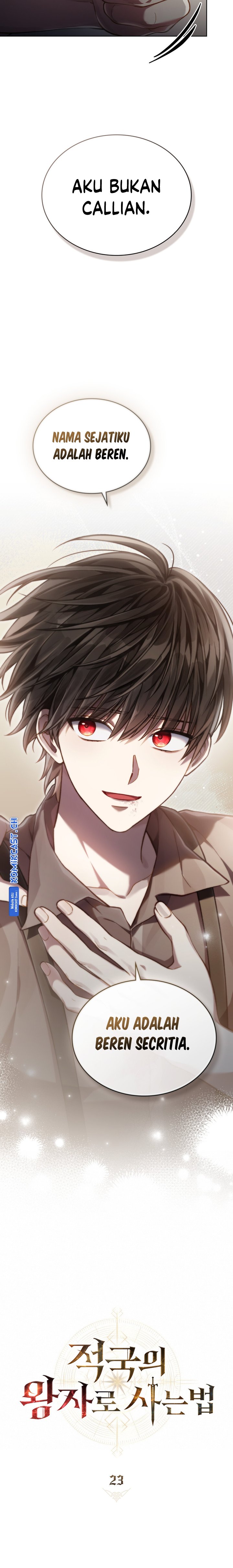 Reborn as the Enemy Prince chapter 23