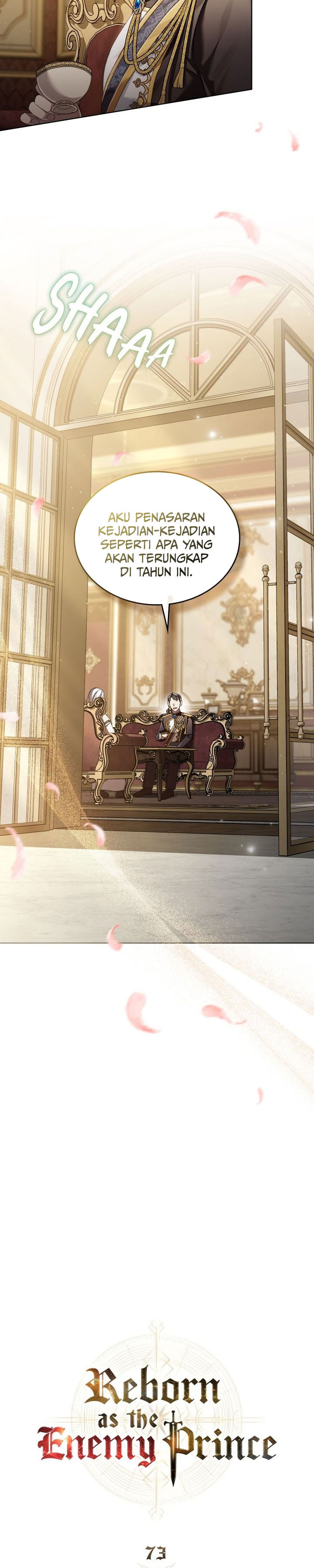 Reborn as the Enemy Prince Chapter 73 Bahasa Indonesia