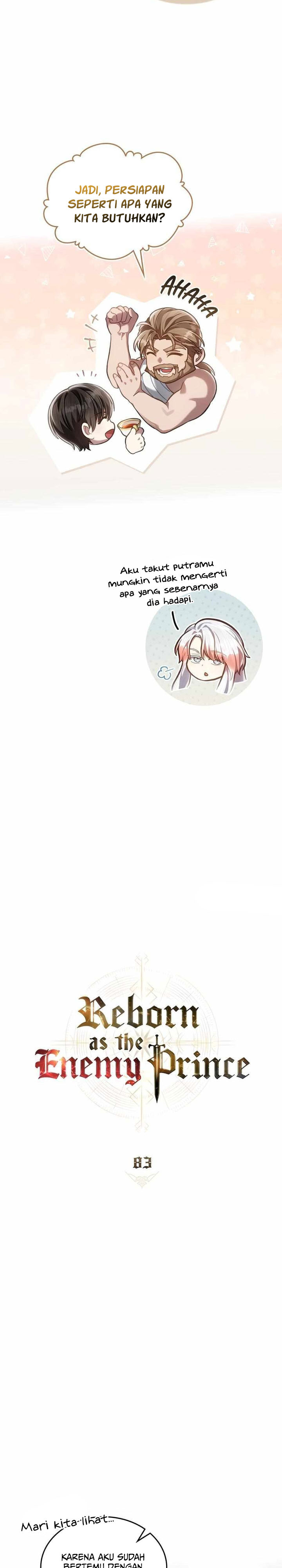 Reborn as the Enemy Prince chapter 83