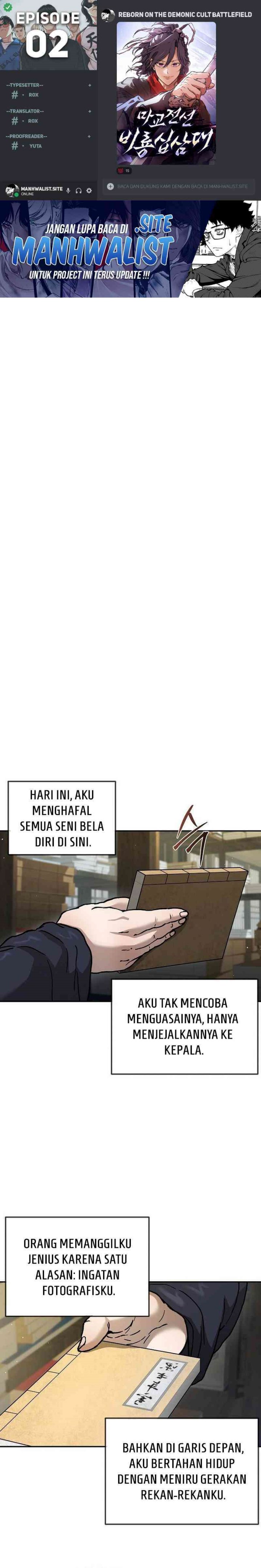 Reborn on the Demonic Cult Battlefield Chapter 02 Bahasa Indonesia