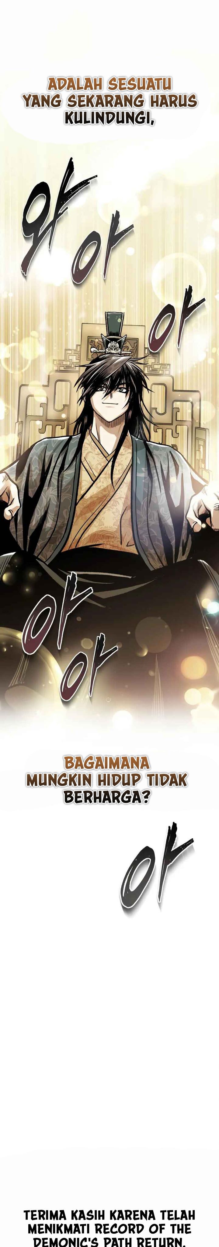 Records of the Demonic Path’s Return Chapter 75 Bahasa Indonesia