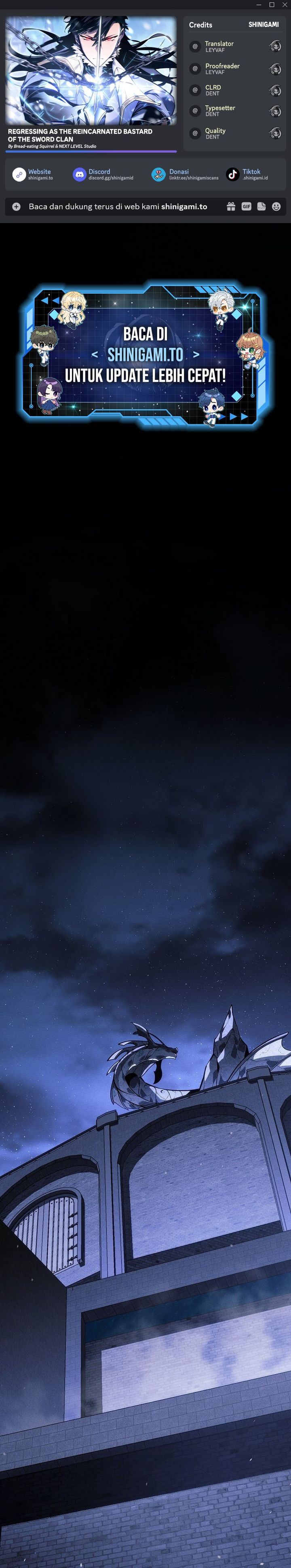 Regressing As The Reincarnated Bastard Of The Sword Clan Chapter 68 Bahasa Indonesia