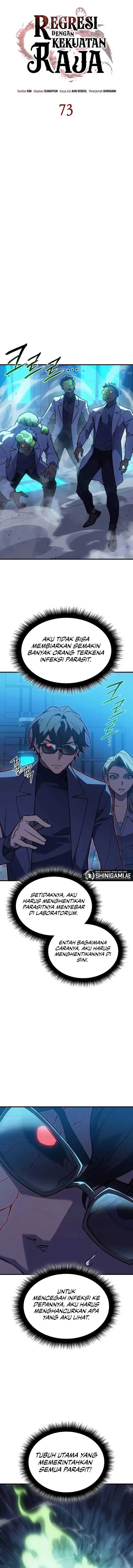 Regressing with the Kings Power Chapter 73 Bahasa Indonesia