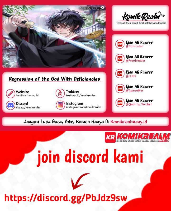 Regression of the God With Deficiencies Chapter 14 Bahasa Indonesia