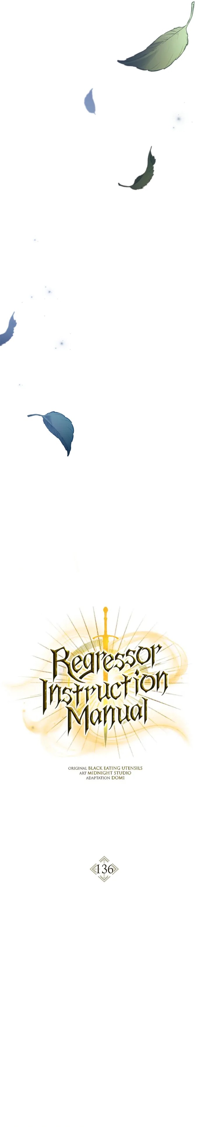 Regressor Instruction Manual chapter 136