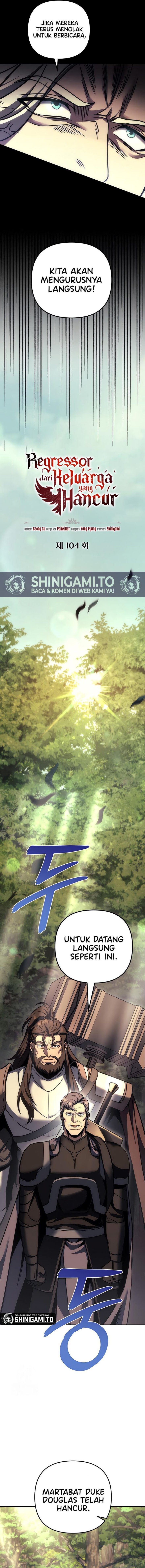 Regressor of the Fallen Family Chapter 104 Bahasa Indonesia