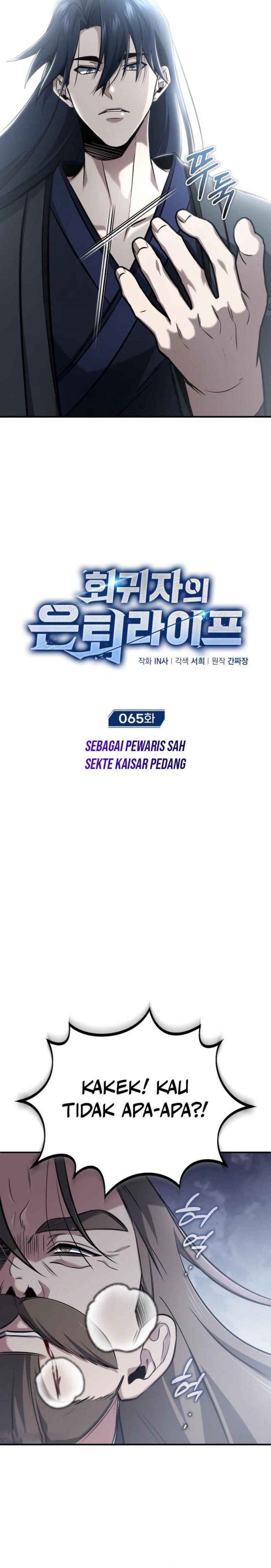 Regressor’s Life After Retirement Chapter 65 Bahasa Indonesia