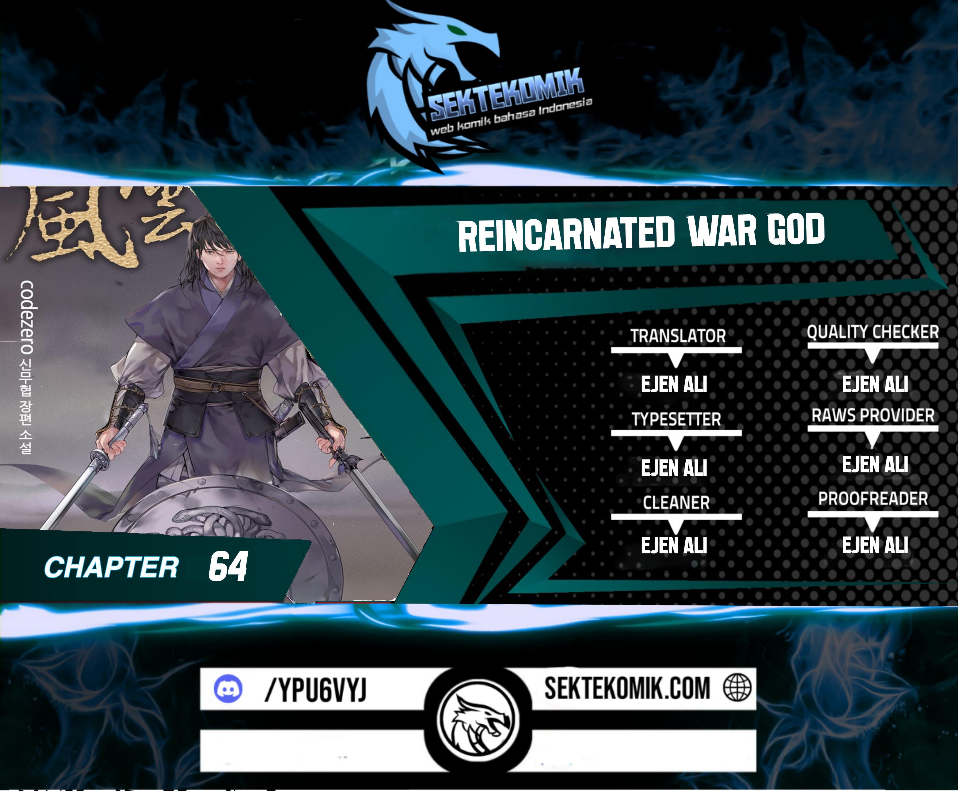 Reincarnated War God Chapter 64 Bahasa Indonesia