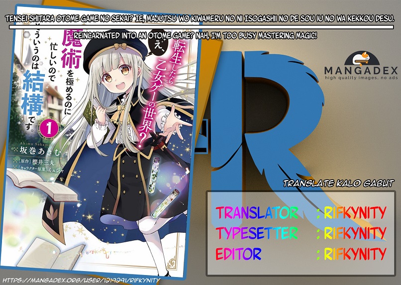 Reincarnated into an Otome Game? Nah, I’m Too Busy Mastering Magic! chapter 3