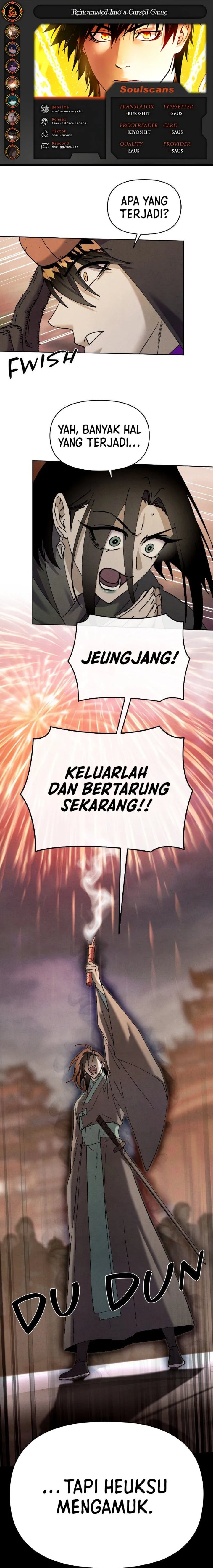 Reincarnated In a Cursed Game Chapter 39 Bahasa Indonesia