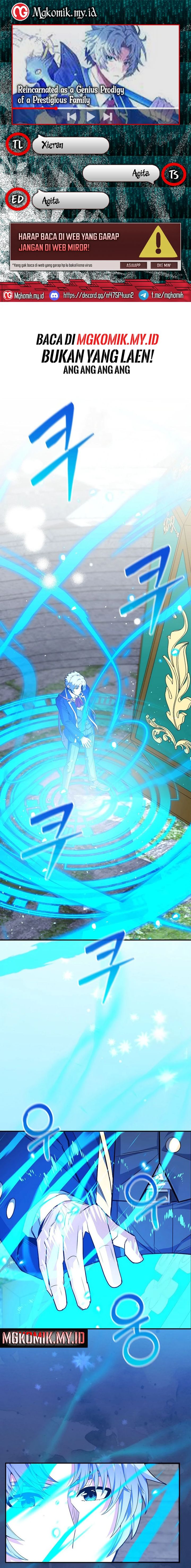 Reincarnated as a Genius Prodigy of a Prestigious Family Chapter 36 Bahasa Indonesia