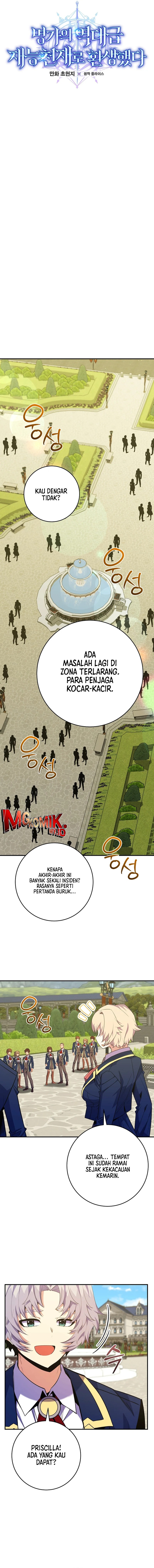 Reincarnated as a Genius Prodigy of a Prestigious Family Chapter 60 Bahasa Indonesia