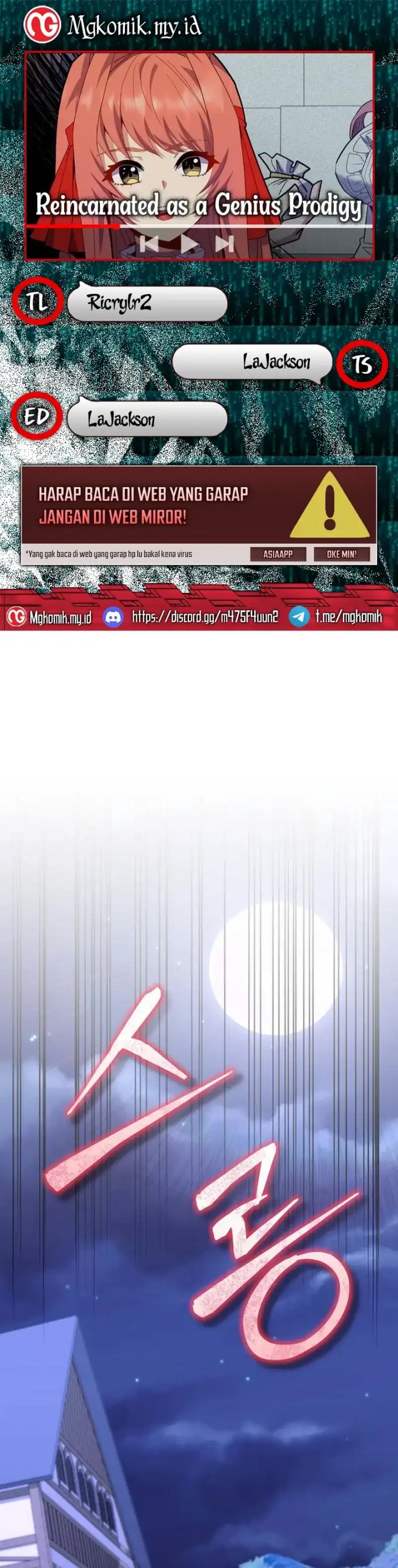 Reincarnated as a Genius Prodigy of a Prestigious Family Chapter 68 Bahasa Indonesia