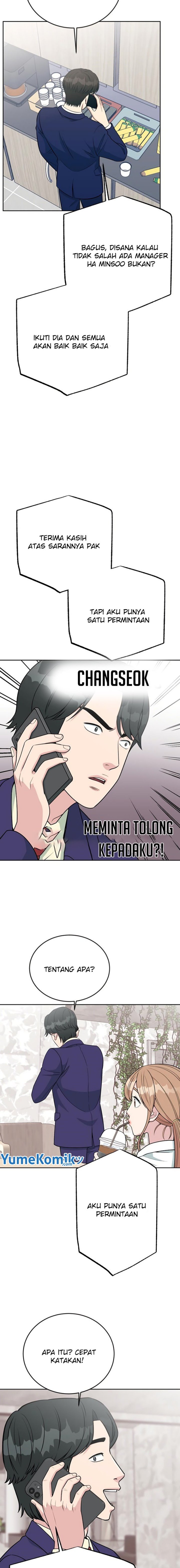 Reincarnated as a New Employee Chapter 18 Bahasa Indonesia