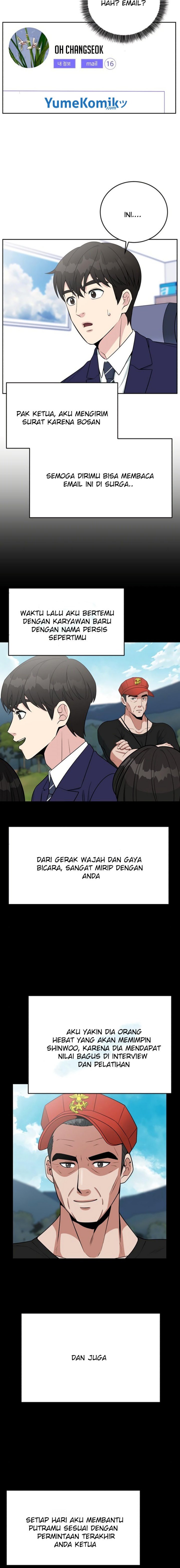 Reincarnated as a New Employee Chapter 18 Bahasa Indonesia