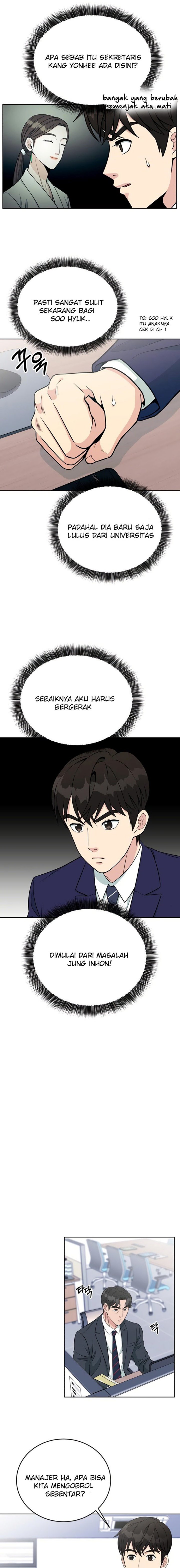 Reincarnated as a New Employee Chapter 18 Bahasa Indonesia