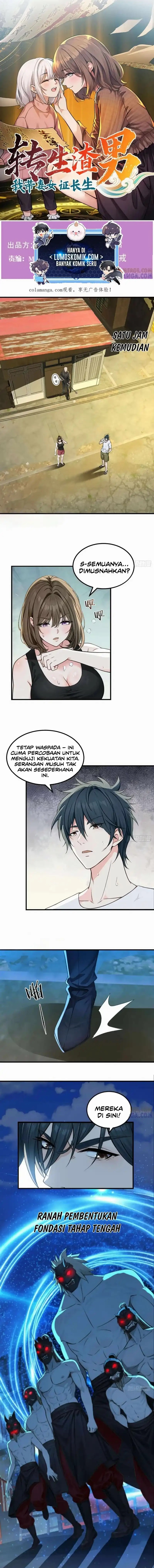 Reincarnated as a Scumbag I Use My Wife and Daughter to Prove Immortality Chapter 39 Bahasa Indonesia