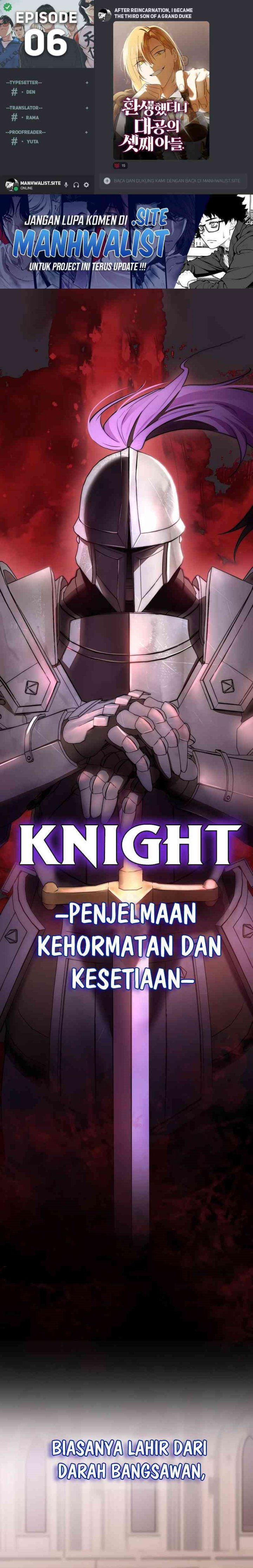 Reincarnated as the Archduke’s Son (A Mercenary’s Rebirth Among Nobles) Chapter 06 Bahasa Indonesia