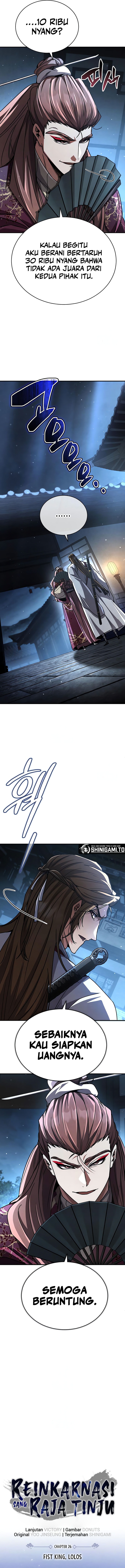 Reincarnation Of The Fist King Chapter 26 Bahasa Indonesia