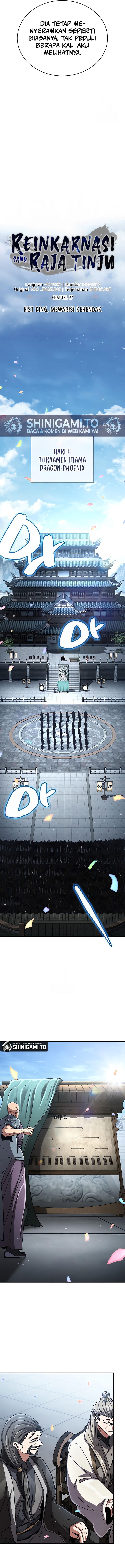 Reincarnation Of The Fist King Chapter 27 Bahasa Indonesia