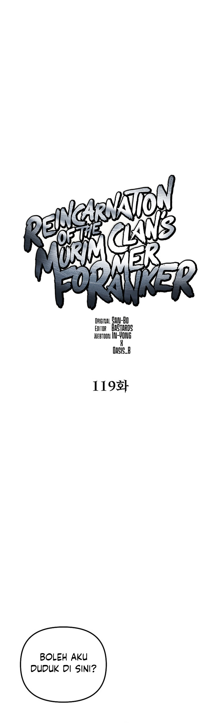 Reincarnation of the Murim Clan’s Former Ranker chapter 119