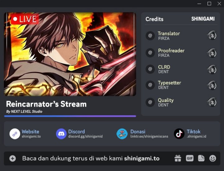 Reincarnator’s Stream Chapter 05 Bahasa Indonesia