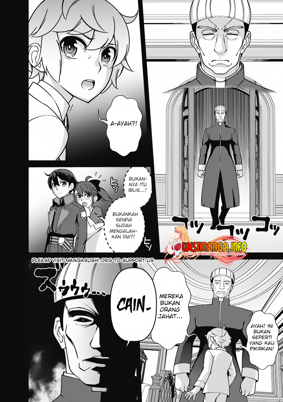 Rettou Me no Tensei Majutsushi Shiitage Rareta Moto Yuusha wa Mirai no Sekai o Yoyuu de Ikinuku Chapter 104 Bahasa Indonesia