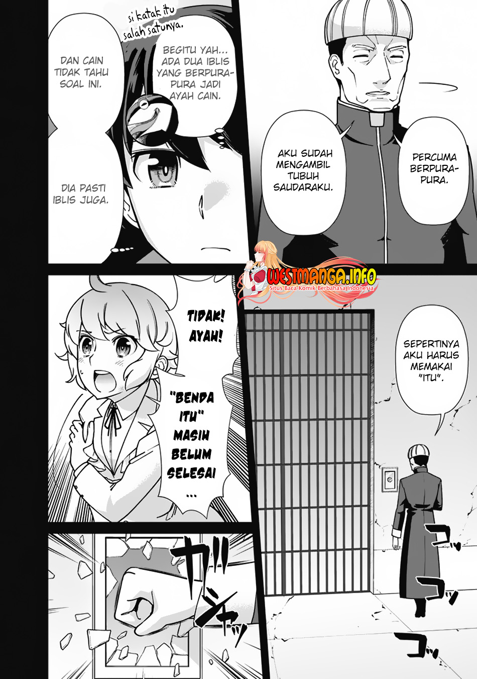 Rettou Me no Tensei Majutsushi Shiitage Rareta Moto Yuusha wa Mirai no Sekai o Yoyuu de Ikinuku Chapter 104 Bahasa Indonesia